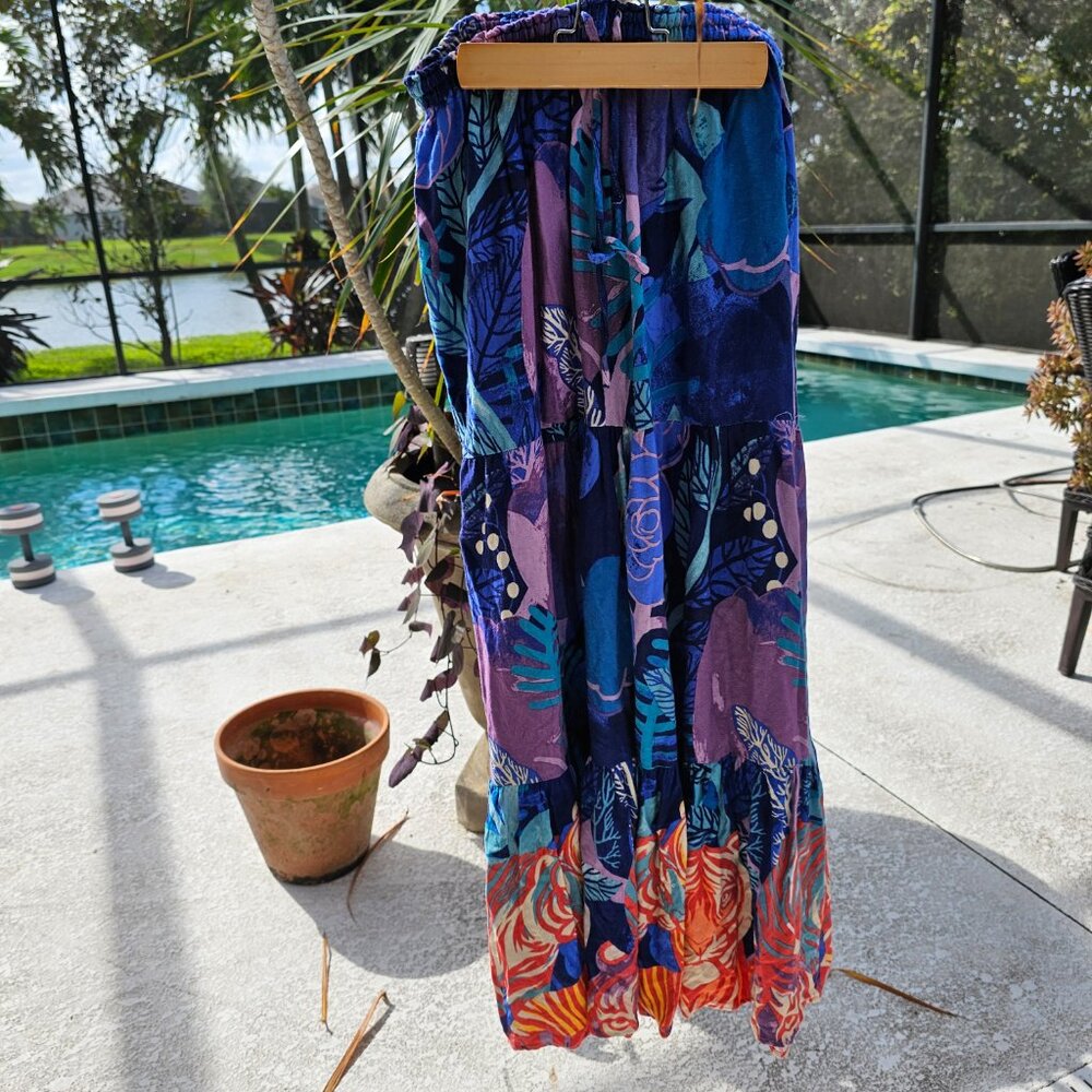 Anthropologie Tiger Maxi Skirt - Picture 3 of 3